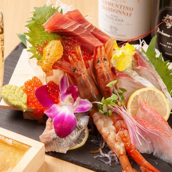 【日ー木曜限定】☆八八コース☆３時間飲み放題付き大山鶏×鮮魚の全７品4000円(税込)