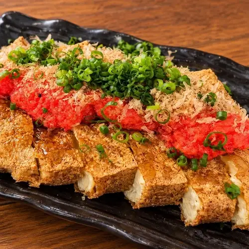 ★自家製厚揚げ　～明太ソース～