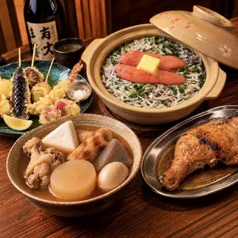 1番人気！【3時間飲み放題付】名物料理を贅沢に堪能！八八の大盤振る舞いコース5000円→4000円