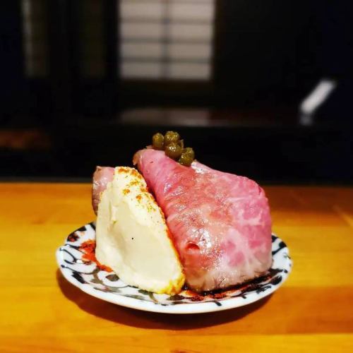 黒毛和牛をご用意。