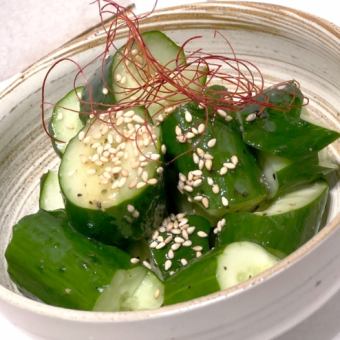 さっぱりやみつき！　塩だれきゅうり