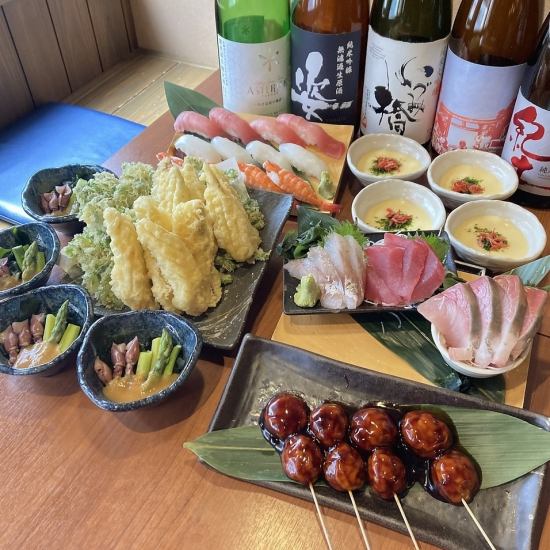 漁港直送鮮魚と三浦野菜を炉端で楽しむ♪コース各種ご用意◎