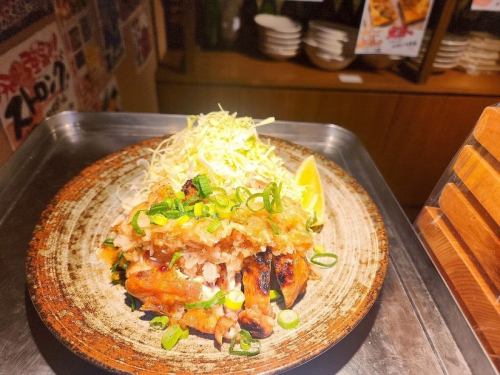 皮目パリパリ！鬼おろしでどうぞ　若鶏炭火焼