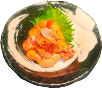 さっと炙って中はレア！　炙り明太子