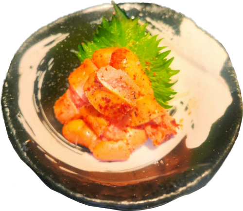 さっと炙って中はレア！　炙り明太子