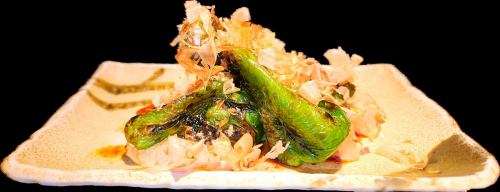 種まで食べられる！　炭火焼ピーマン