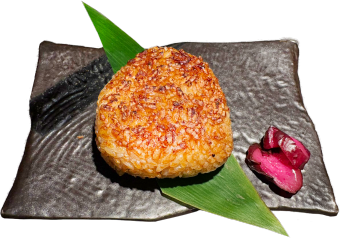 〆にはやっぱり　焼きおにぎり
