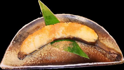 極上の甘味！　炭焼きバナナ