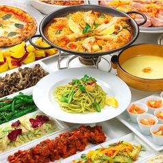 For 3 people...★Choice of pasta, pizza, and main! Metti Metti dinner course★ 2,794 yen per person