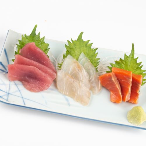 3 assorted sashimi of the day