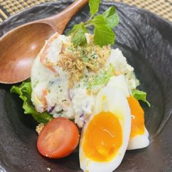 Freshly prepared potato salad!