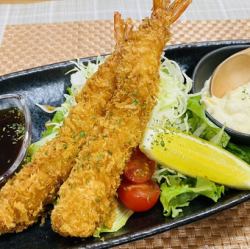 Large fried shrimp