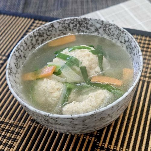 しょうが香る!鶏つくね汁