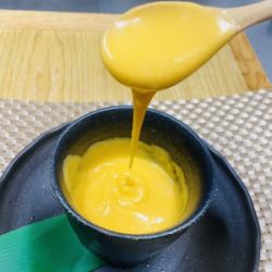 Melty cheese topping