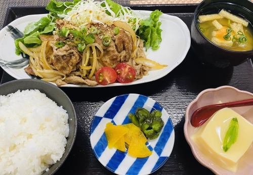 豚の生姜焼き御膳