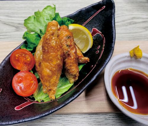 鶏皮餃子