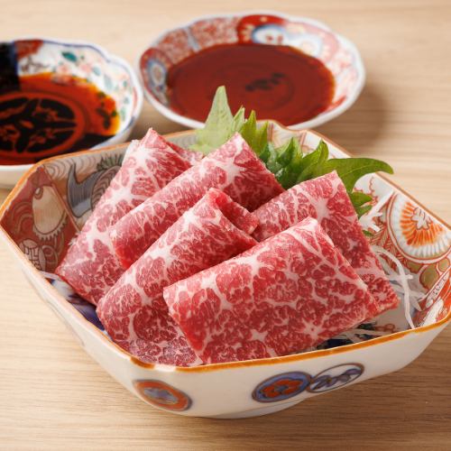 神戸牛　刺身　赤身