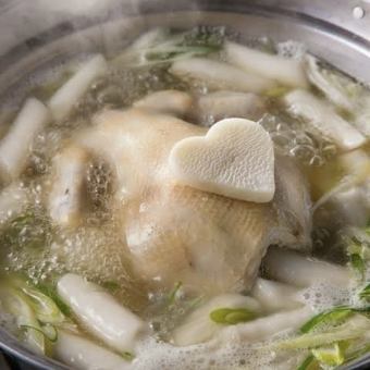 『美活コース』タッカンマリ鍋と美容特化の6品コース【120分飲放題付】4500円（税込）