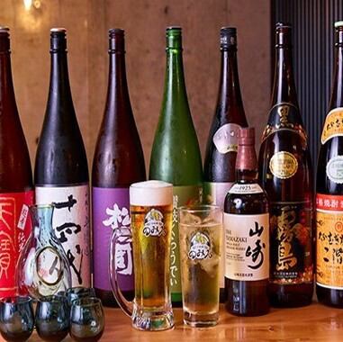 【お酒好きには堪らないラインナップ◆】料理に合わせ全国の地酒を堪能！各種