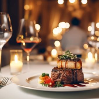 12月24~25日限定◆Christmasコース◆税込15,000円【活鮑・オマール海老・ロッシーニ】