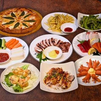 新進員工歡迎派對【啤酒花園】豪華套餐:¥5478(含稅),含2小時暢飲。