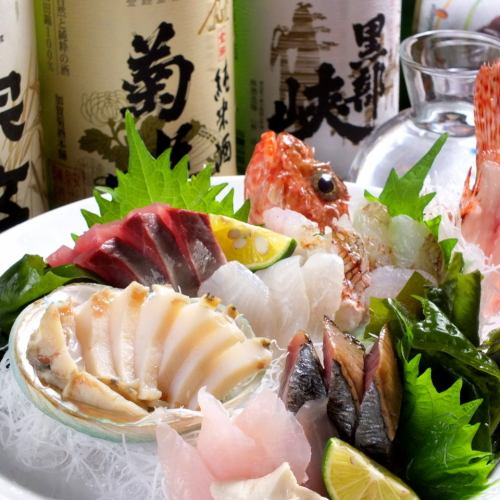 [From Toyama! Fresh fish caught in the morning!] Assorted 5 kinds of sashimi for 2-3 servings