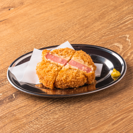 厚切りハムカツ