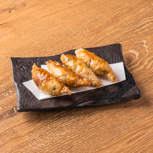 鶏皮餃子