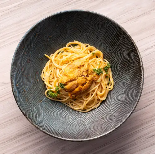 大粒濃厚雲丹のクリームパスタ