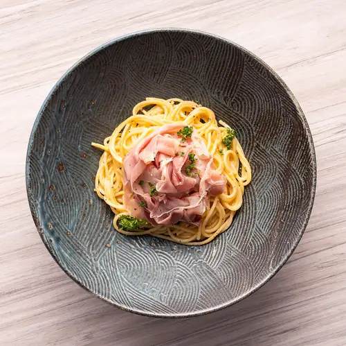 なまハムのクリームパスタ