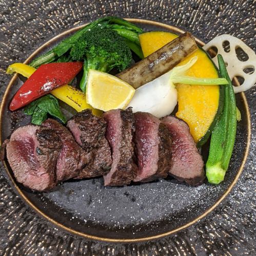 稻草烤蝦夷鹿肉