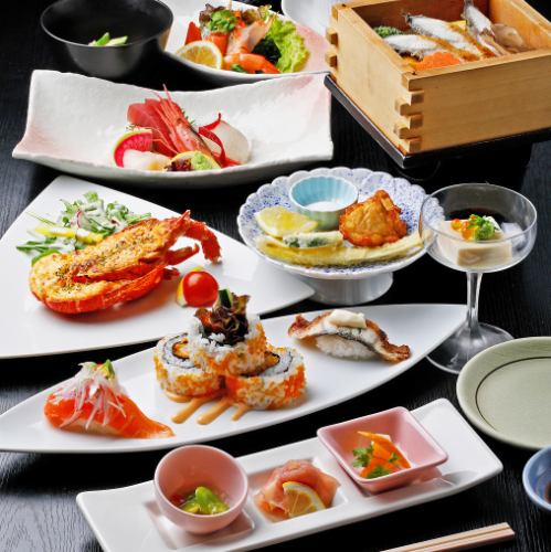 种类繁多的寿司◎您可以品尝新鲜的鱼握◎100日元起