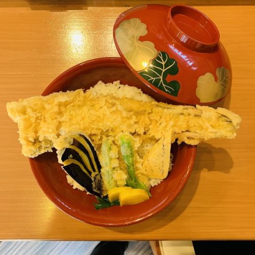 Conger eel tempura bowl