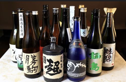 We have a selection of the finest sake from all over Japan.Hard-to-obtain alcohol?
