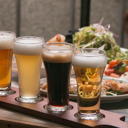 【厳選】自慢のクラフトビールは常時12種類を日替わりでご用意◎