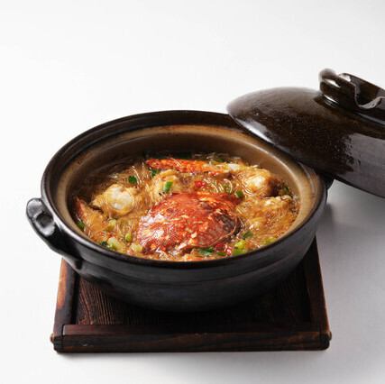 渡り蟹の春雨土鍋煮込み