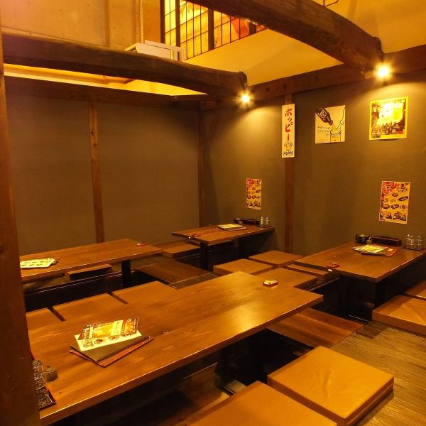 We offer different types of seats such as tatami mats, digging irons, table seats, etc. so that you can use it in various scenes! We will support a wide range of seats from small drinking parties to banquets with a large number of people ◎ As dense as possible We will guide you at regular intervals between the seats so that you can avoid.In addition, the inside of the store is ventilated 24 hours a day, and measures against infectious diseases are perfect! Please come to the store with confidence ♪