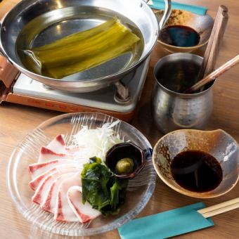 【鰤しゃぶコース】6,990円（税込）《全8品＆2時間飲み放題付き》