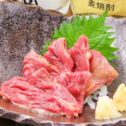 絶品　馬刺し　お刺身