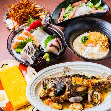 歓送迎会人気NO1！伊と和のいいとこどり♪イタリ和ンコース〇120分飲み放題付き5500円税込