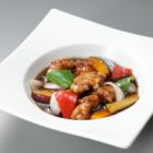 鶏肉の黒酢あんかけ