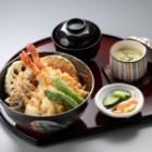 天丼　（海老2本・鱚・季節の根菜・茄子・南瓜・青味）