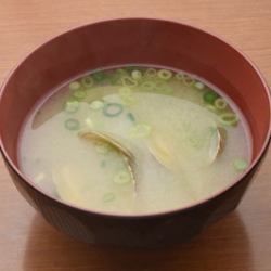 あさり汁／あおさ汁／白ごはん（大・中・小）