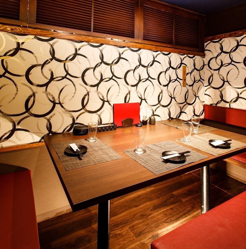 All seats in private rooms! OK for 4 to 8 people★ All-you-can-eat and drink menu that looks great on SNS!