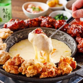 [All-you-can-eat♪] Comes with a choice of main dishes such as UFO chicken and Chumoppa set♪ All-you-can-eat 2,728 yen☆