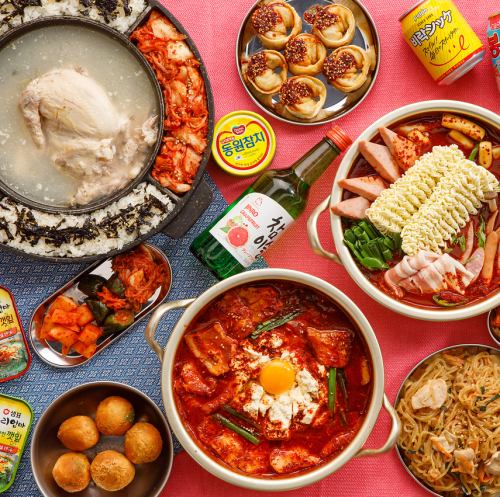[Very popular ☆ Instagrammable] Healthy and delicious food ☆ All-you-can-eat Korean food course from 2,178 yen♪