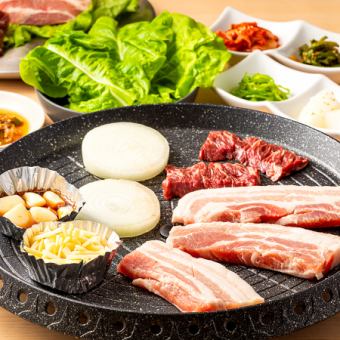 [All-you-can-eat♪] Includes Samgyeopsal & Chumokbap set♪ All-you-can-eat for 2,980 yen☆