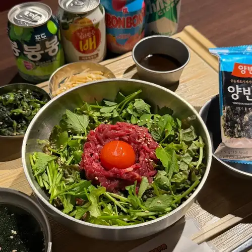 ユッケビビンバ定食