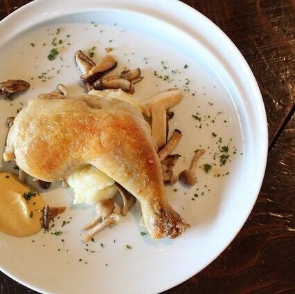 鶏モモ肉のコンフィ