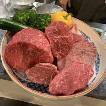 Meat <lump> party course
